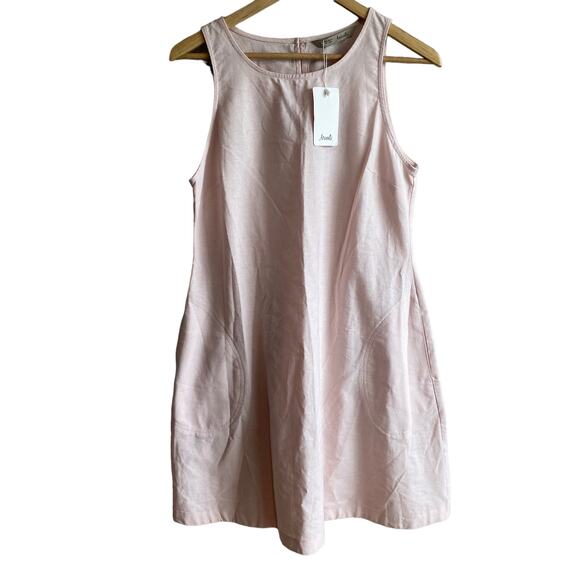 Arienti Women's Tessa Linen Blend Dress Pink US 8 UK 10 - Picture 2 of 10